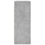 vidaXL Armoire murale gris béton 69 5x34x90 cm