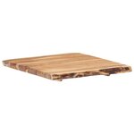 vidaXL Dessus de table Bois d'acacia massif 58x(50-60)x3 8 cm