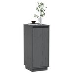 vidaXL Buffet Gris 31 5x34x75 cm Bois massif de pin