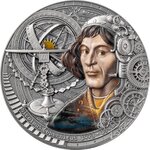 NICOLAUS COPERNICUS Futurists of the Past 2 Once Argent Coin 2000 Francs Cameroon 2023