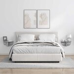 vidaXL Étagère Murale Gris Sonoma 38 x 19 x 19 cm Bois d'ingénierie