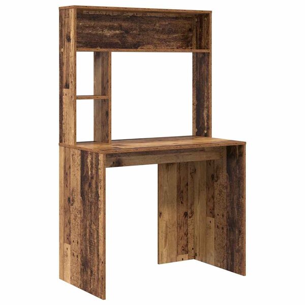 vidaXL Bureau Bois ancien 91 x 50 x 149 cm Bois d'ingénierie