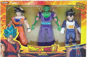 3 figurines extensibles Monster Flex Dragon Ball Z