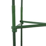 vidaXL Cages à tomates avec sacs à plantes 8 Pièces 116 cm acier et PP