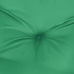 vidaXL Coussin de palette vert 60x40x12 cm tissu