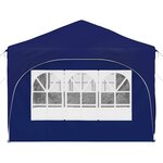 vidaXL Tente de fête pop-up 575 x 288 x 245 cm Bleu Tissu Oxford