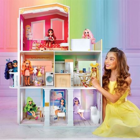 Rainbow high grande maison et accessoires pour poupée mannequin - La Poste