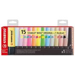 Surligneur BOSS ORIGINAL  set de table de 15 STABILO