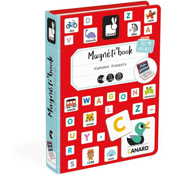 Jeu éducatif - Magnéti'Book - Alphabet - 44 magnets + modèles - Apprentissage - Janod