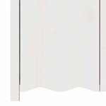 vidaXL Buffet Blanc 79 x 43 x 75 5 cm Bois de pin massif
