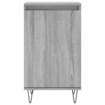 vidaXL Buffet sonoma gris 40x35x70 cm bois d'ingénierie