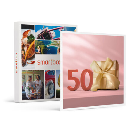 SMARTBOX - Coffret Cadeau Joyeux anniversaire ! Pour les 50 ans d'une femme -  Multi-thèmes