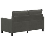 vidaXL Canapé Gris foncé 156 x 81 x 87 5 cm Tissu