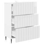 vidaXL Armoire à tiroirs 66 x 34 5 x 92 cm Bois d'ingénierie