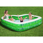 Bestway Piscine avec siège Tropical Paradise 231x231x51 cm