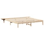 vidaXL Cadre de lit Marron Marron