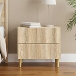 vidaXL Cabinet de chevet avec tiroir Chêne Sonoma 62 x 34 5 x 48 cm
