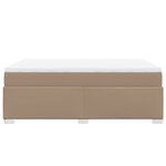 vidaXL Sommier à lattes de lit avec matelas Cappuccino 160x200 cm