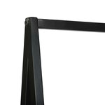 vidaXL Porte-vêtements Noir 60 x 45 x 180 cm Bois d'acacia massif