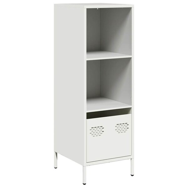 vidaXL Buffet haut blanc 35x39x103 5 cm acier