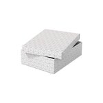 Set de 3 boîtes de rangement & cadeau 265 x360x100 mm  blanc ESSELTE