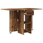 vidaXL Table à dîner 115 x 70 x 75 cm Bois d'ingénierie Bois ancien