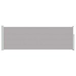 vidaXL Auvent latéral rétractable de patio 100x300 cm Gris