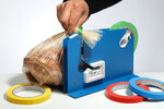 Dévidoir scelleuse bleue pour sachets