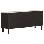 vidaXL Meuble TV avec tiroir Finition Lavage Blanc 100 x 33 x 46 cm