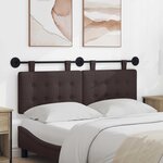 vidaXL Tête de lit suspendue Tissu
