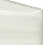 vidaXL Tente de réception pliable avec parois Crème 3x3 m