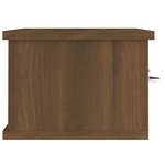 vidaXL Armoire murale Chêne marron 60x26x18 5 cm Bois d'ingénierie