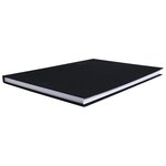 Registre 35x22 5cm 5x5 folioté 200 pages Noir EXACOMPTA