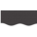 vidaXL Toile de rechange pour store banne 2 5x2 m Anthracite Polyester