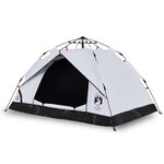 vidaXL Tente de camping à dôme 3 personnes libération rapide