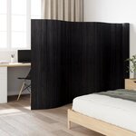 vidaXL Cloison de séparation noir 165x800 cm bambou