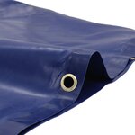 vidaXL Bâche bleu Ø 4 m 650 g/m²