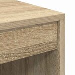 vidaXL Bureau Chêne sonoma 100 x 40 x 76 cm Bois d'ingénierie