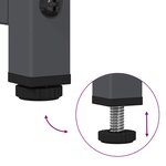 vidaXL Meuble TV anthracite 68x39x60 5 cm acier