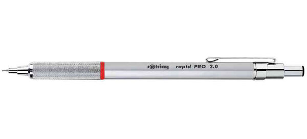 Porte-mine mécanique Rapid PRO Argent chromé 0.5 mm ROTRING