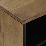 vidaXL Meuble TV Marron 80 x 31 5 x 46 cm Bois de mangue massif