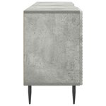 vidaXL Meuble TV Gris béton 150 x 31 x 50 cm Bois d'ingénierie