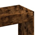 vidaXL Buffet haut 63x33x180 cm chêne fumé bois d'ingénierie
