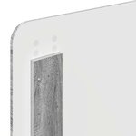vidaXL Tête de lit Gris Sonoma 75 cm Bois d'ingénierie