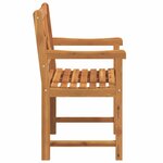 vidaXL Chaise de jardin 8 Pièces Marron 56 x 56 x 90 cm