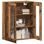 vidaXL Armoire murale vieux bois 69 5x34x90 cm