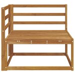 vidaXL Canapé d'angle extérieur Naturel 83 x 83 x 73 cm