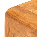 vidaXL Table console 110x40x76cm Bois d'acacia massif et finition miel