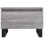 vidaXL Tables basses 2 Pièces sonoma gris 50x46x35 cm bois d'ingénierie