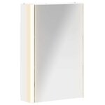 vidaXL Armoire Miroir de Salle de Bain Blanc 33 x 11 5 x 50 cm
